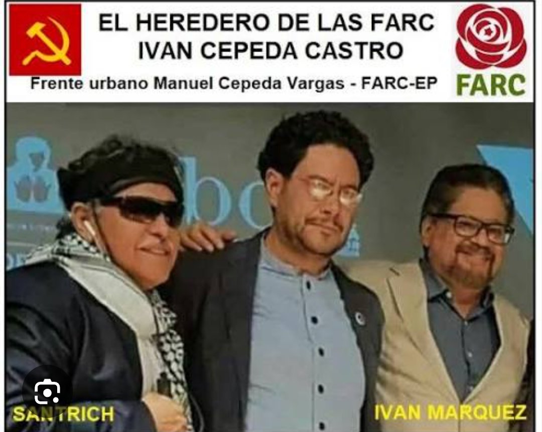 Visi0naria's tweet image. 🆘🆘🆘Iván Cepeda Castro el edecán de criminales de lesa humanidad, no puede ser candidato a la presidencia de Colombia porq nos convertimos en otra Venezuela. Hay muchos motivos para ser pedido por USA @SecRubio @MaElviraSalazar @StateDept @realDonaldTrump