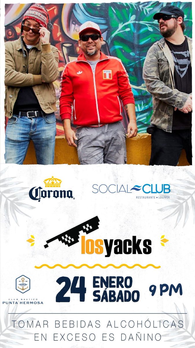 Hoy seguimos en #puntahermosa club social 😎