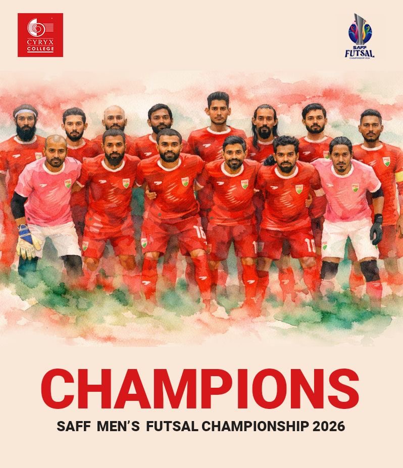 Congratulations, Maldives Men’s National Futsal Team! #Champions #SAFF #FutsalChampionship
📷 Adhadhu Sports