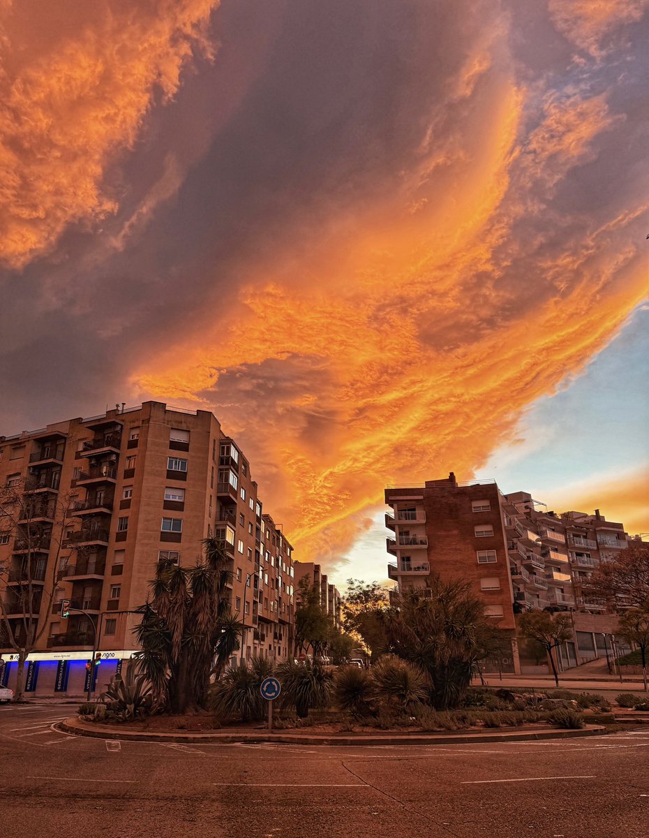 🌇 El dia d’avui ens ha regalat neu aquest matí i ara ens regala un capvespre de fotografia 😍.

*L’heu vist en directe? Reaccioneu amb un ❤️.*

Si vols estar al dia de la Méteo a Reus segueix el següent canal 👇🏻 

whatsapp.com/channel/0029Vb…

#Reus #BaixCamp #Eltemps3cat