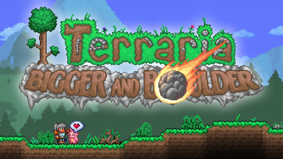Terraria 1.4.5 Bigger &amp; Boulder Official Trailer out now!