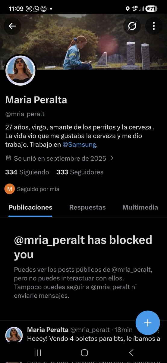 _valelopezz's tweet photo. #BTS_WORLDTOUR_MEXICOCITY

Es un estafador, se hace llamar Maria Peralta. 
Su nombre real al momento de transferir es HUMBERTO PWREZ PASTRANA https://t.co/r0DblNKtS4
