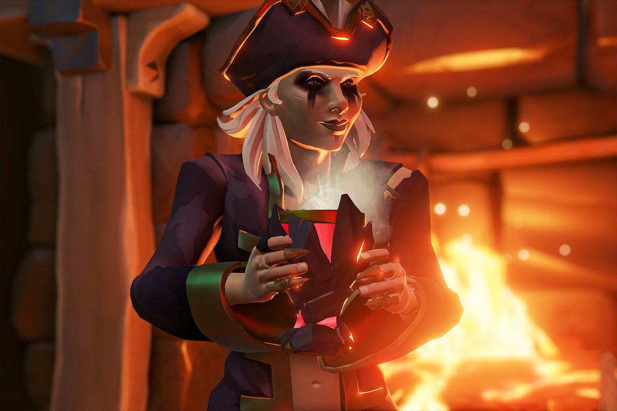 MutinousMel's tweet photo. We'll be down here today. Too cold to leave the Lair.

#SeaOfThieves https://t.co/eGeh7wPIa8
