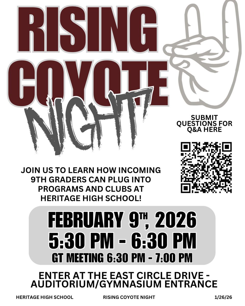 Event update!! Rising coyote night is being rescheduled to 2/9/26 due to inclement weather! <a href="/chakelley8/">Channing Kelley</a> <a href="/JeraldWilson21/">Jerald Wilson</a>