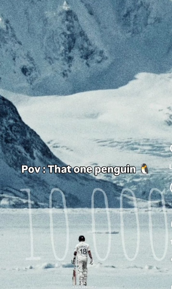 gaming_kishu's tweet image. Dream of 10k Runs 💔

@mufaddal_vohra @CricCrazyJohns
@grok @imVkohli @TeamVirat

#ViratKohli𓃵 #ViratKohi #PenguinTrend