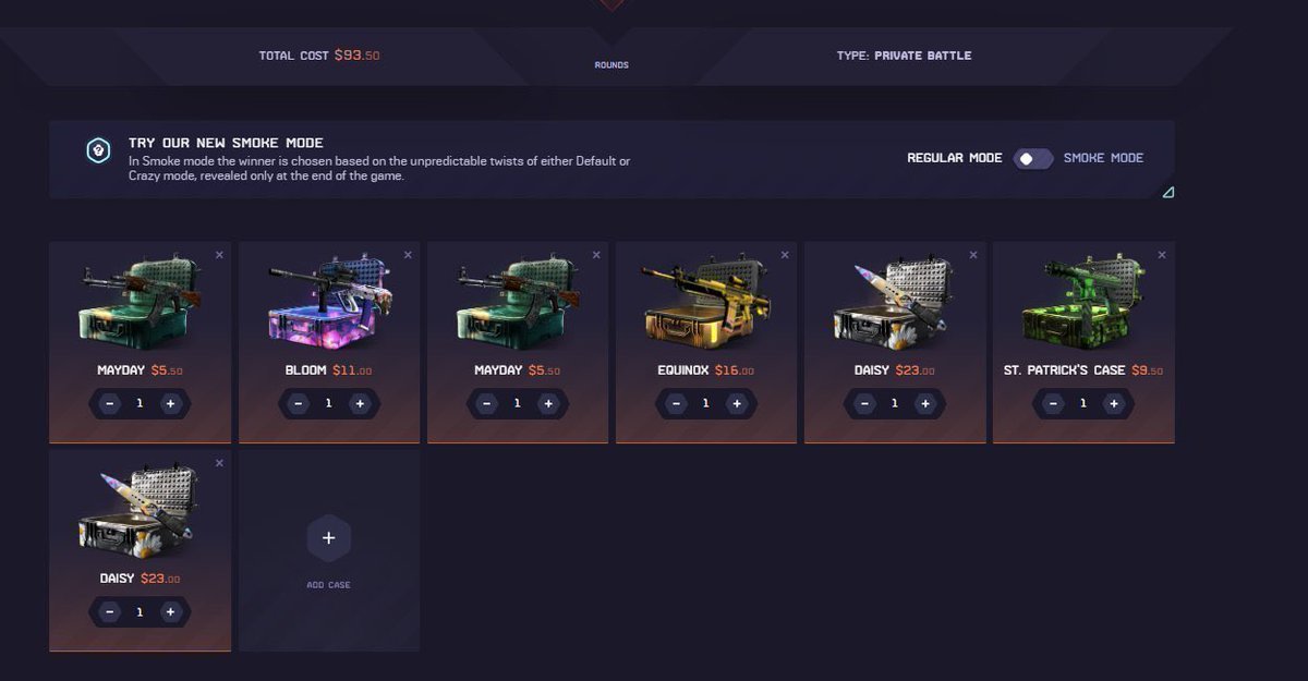 🔥NEW 400$ <a href="/DATDropCases/">DATDropCases</a> BATTLES🔥

🔥4 Winners 2x 1v1!
🔃10$ Random retweet
🤑Deposit at least 100$ from 24.01 to 28.01
👉Code “Soulstealer” or Code "Soul"
‼️ After you deposit you MUST dm <a href="/SoulstealerGW/">Soulstealer Giveaways</a> for confirmation

POST STEAM64ID &amp; NO CROPPED PROOF!