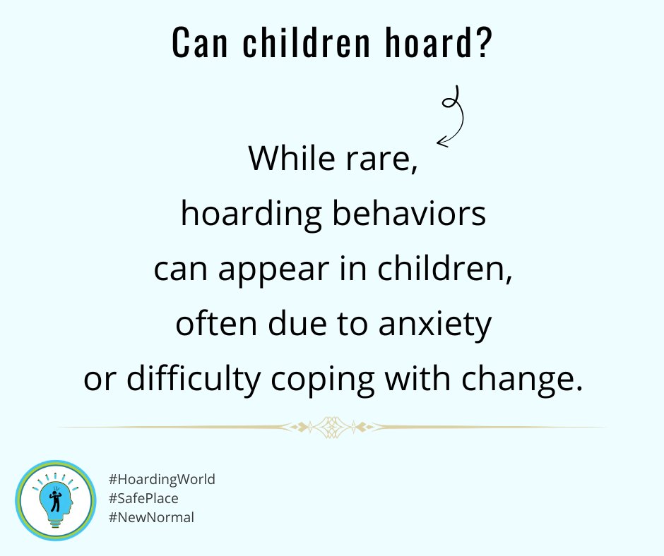 FAQ: Can children hoard?
Yes, though it’s rare. In children, hoarding behaviors are often linked to anxiety or difficulty coping with change. Early support and understanding can help. 💛 
#OrganizeYourLife #HoardingWorld #AskAngelaBrown