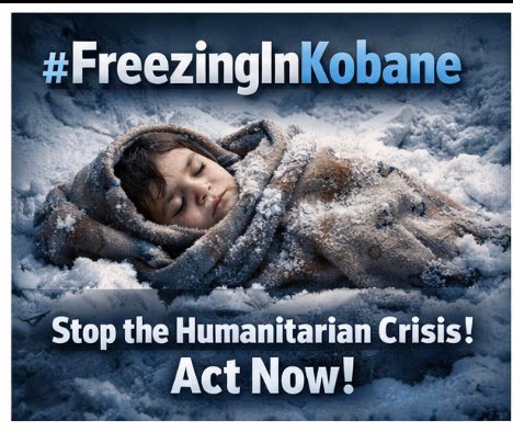 Kobani is cut off—no power, no communication, freezing cold.Civilians are left to survive alone.Five children have died.The world must act now
<a href="/SenateGOP/">Senate Republicans</a> <a href="/LeaderJohnThune/">Leader John Thune</a> <a href="/LindseyGrahamSC/">Lindsey Graham</a> <a href="/UN/">United Nations</a> <a href="/UNGeneva/">United Nations Geneva</a> <a href="/AFP/">AFP News Agency</a> <a href="/AP/">The Associated Press</a> <a href="/EU_Commission/">European Commission</a> <a href="/UNHumanRights/">UN Human Rights</a>
#StarlinkForRojava 
#KobaneUnderSîege