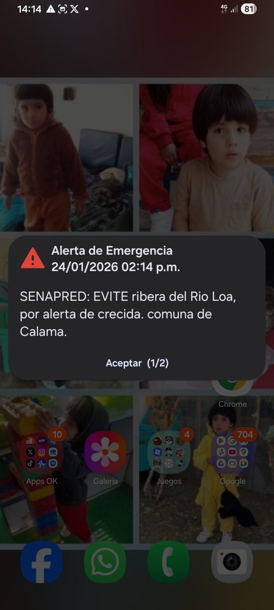 Pitimoon's tweet photo. Mi gente de #Calama y a los Infaltables copuchentos no se acerquen al Río Loa. Evitemos desgracias. https://t.co/5fC3hKA2v0