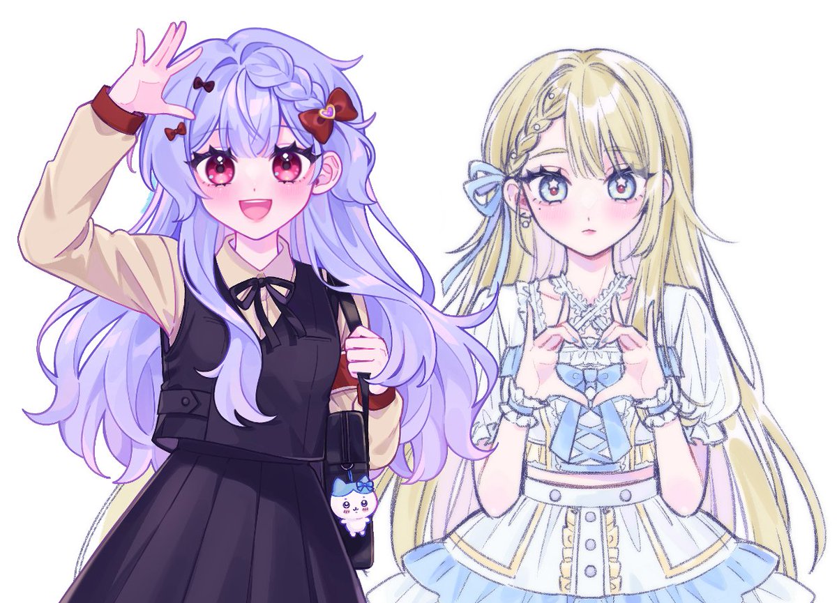 รูริจังเปนโอชิของจูเนะ จูเนะถักเปียตามรูริจัง 555555555555