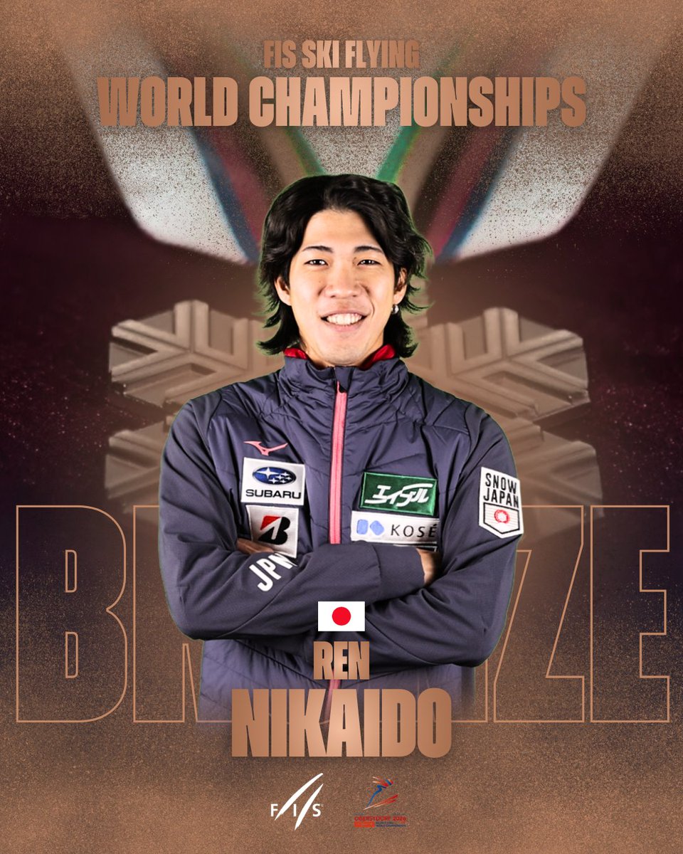 REEEEEN 🇯🇵 FIRST MEDAL! WHAT A RESULT! 🥉

#fisskijumping #Oberstdorf2026