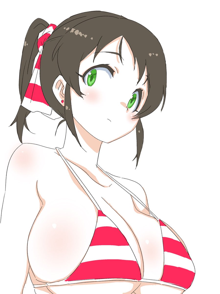 寒いから美世っぱいでも貼るか。
#くそ寒いので水着を貼る 