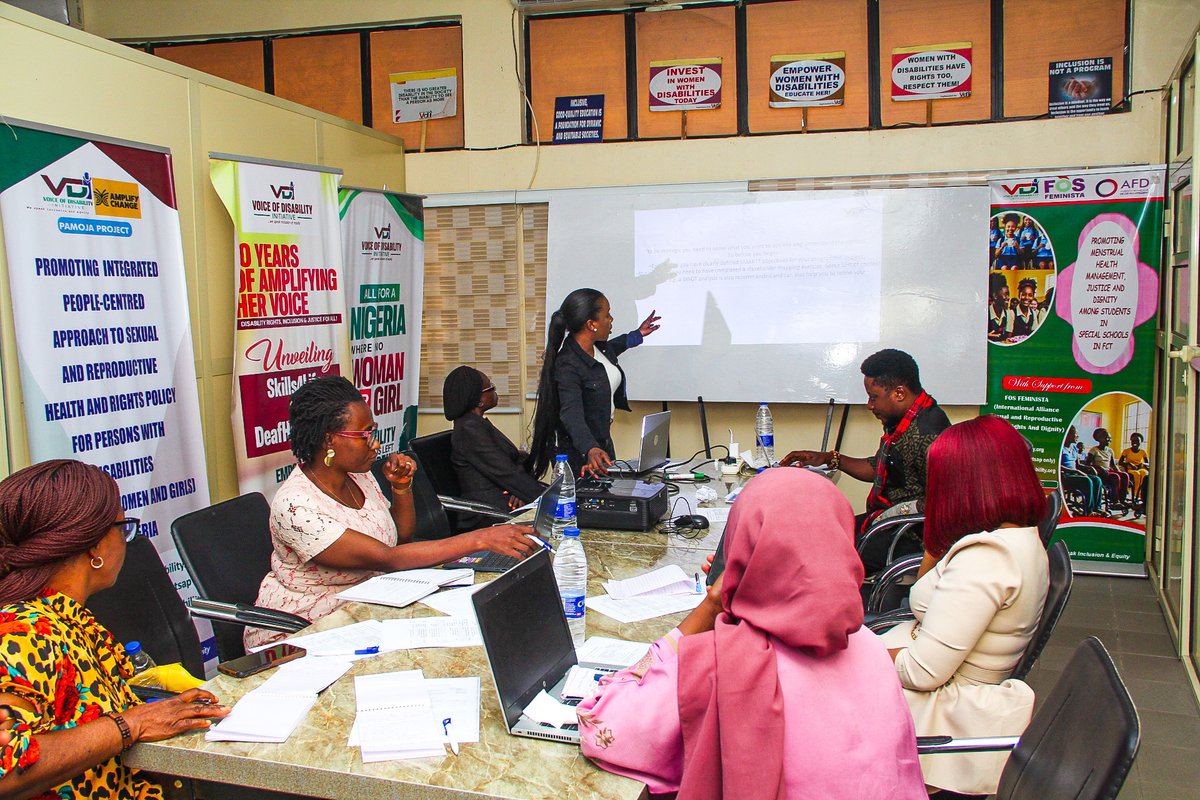On 22 January 2026, Voice of Disability Initiative (VDI)  with support from Fòs Feminista held a Communication Strategy Development Workshop for staff and key stakeholders in Abuja.
#VDI #FosFeminista #InstitutionalStrengthening #CommunicationStrategy #AdvocacyCommunication