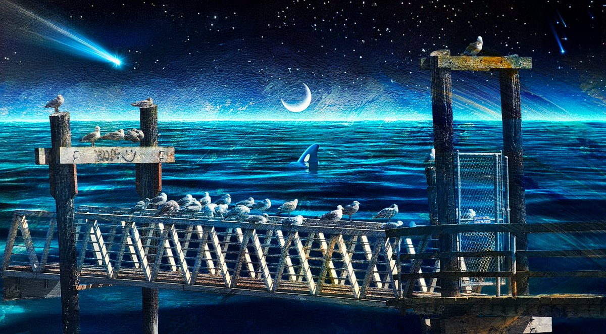 RezBillyPro's tweet photo. Seagulls 
#seagulls #photoshop #composite #abstract #sealife https://t.co/p7YjUAsPzK