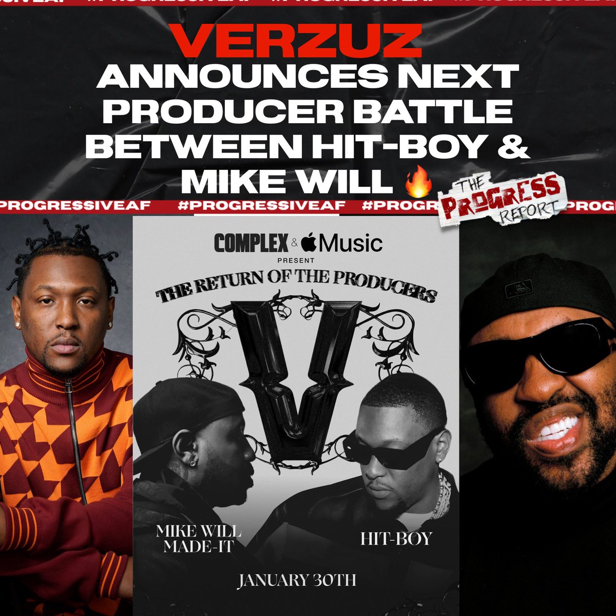 TPRMediaGroup's tweet image. #Verzuz is back! And this time back to the basics with producers - Mike Will &amp;amp; Hit-Kid 🤯🎶 Classmates who you got?!? 

#TheProgressReport #TPRMediaGroup