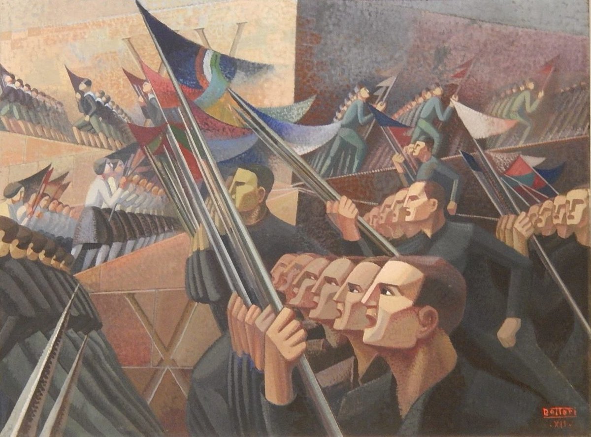 Polittico della Rivoluzione fascista - Gerardo Dottori