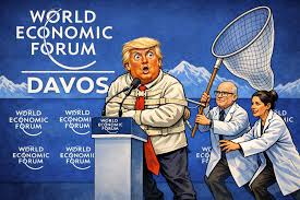 THE WORLD WONDERS WHY AMERICA KEEPS A DIFUNCTIONAL BUFFOON AS THEIR PRESIDENT, EVEN MORE SO AFTER DAVOS. Read Full Article: chaospolicy.com/the-world-wond…