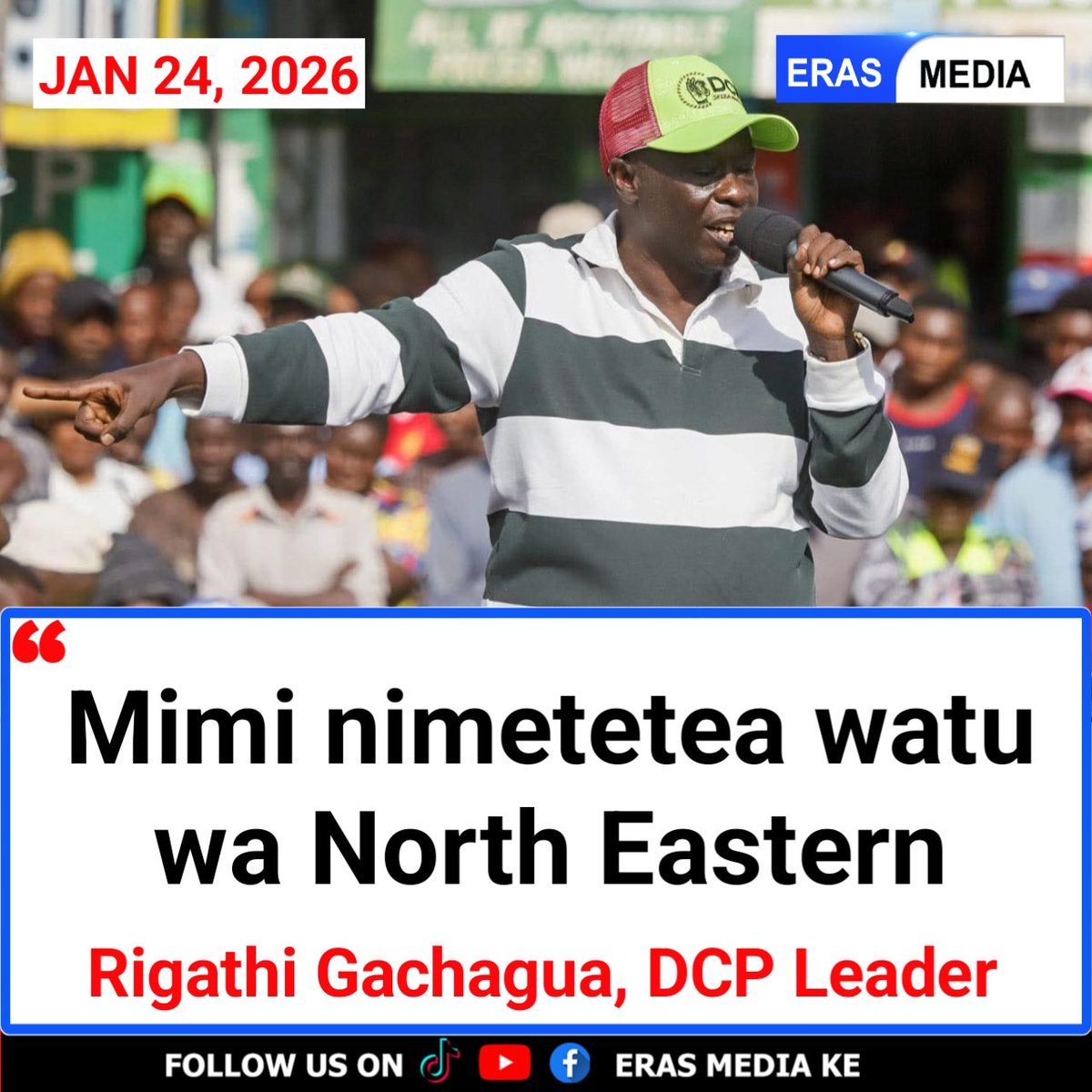 Rigathi Gachagua: Mimi nimetetea watu wa North Eastern