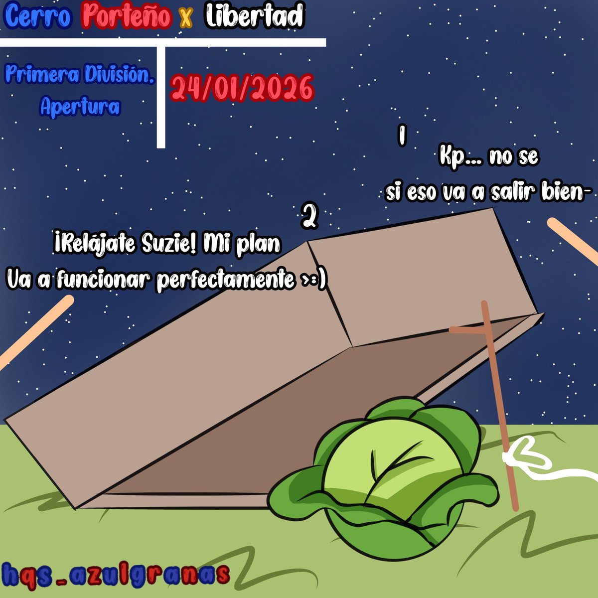 ¡Vuelve la copa de primera, vuelve las comics de Cerro! 

Hoy el ciclón va a intentar mas una vez a capturar al repollero, ya q él no tuvo tanto éxito en su último intento.. ojalá q todo salga bien. 

#CerroPorteño #TorneoApertura #artist
