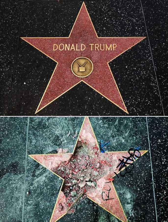 YourAnonTV's tweet image. 🚨⚡️BREAKING: Trump’s Hollywood Walk of Fame star
