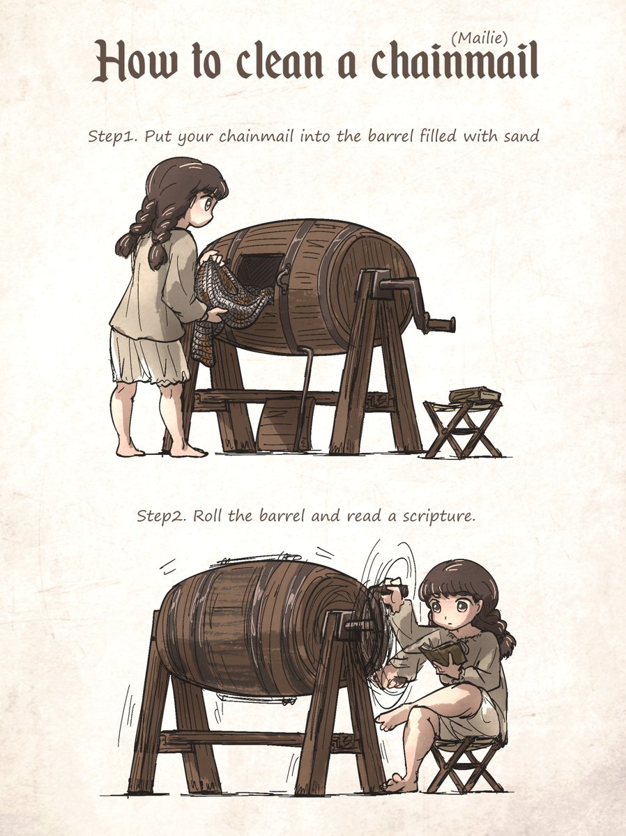 [閒聊] 中世紀如何清洗鏈甲/鎖子甲 - 希洽 - PTT.BEST 批踢踢爆文