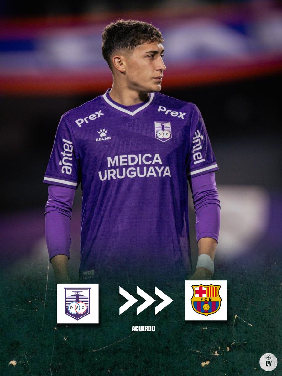 🇺🇾🇪🇸💣 PATRICIO PACÍFICO JUGARÁ EN EL BARCELONA.

Defensor lo cede a préstamo por un año y con opción de compra.

Jugará en el equipo B de los blaugranas.

ℹ️ <a href="/urieliugt/">Uriel Iugt</a>