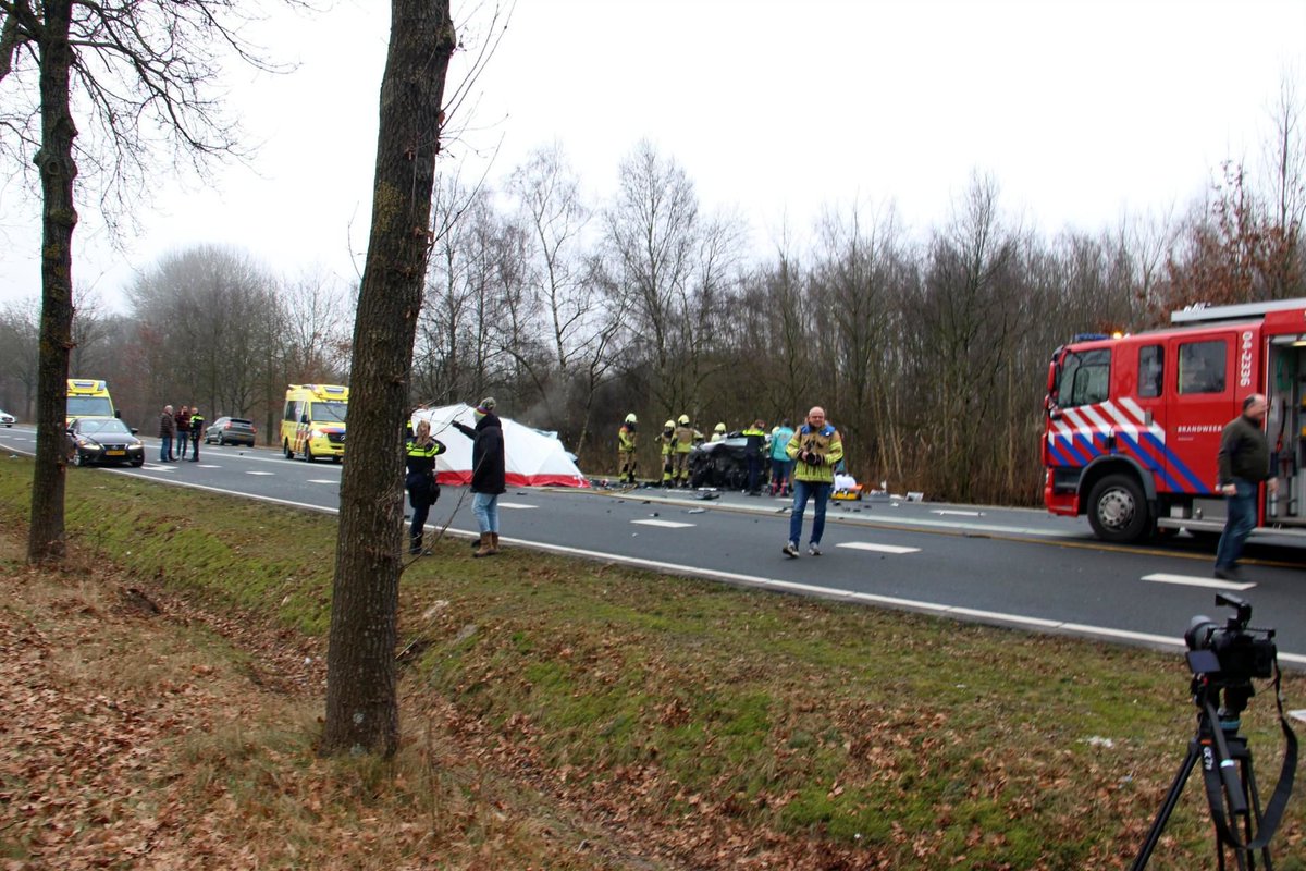 Man overleden bij ernstig ongeval op N377 in Dedemsvaart