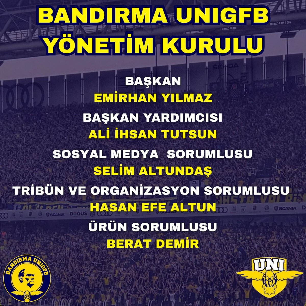 BANDIRMA UNIGFB tweet media