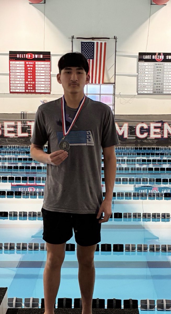 BntDragon's tweet photo. Dragons lapping the competition at the District 13 AAAA Swim Championships
Zayne Williford, Claire Thomas, Jayden Stilley all claimed District Championship @BeltonISDAth @BeltonISD https://t.co/aTxK5SPRQv