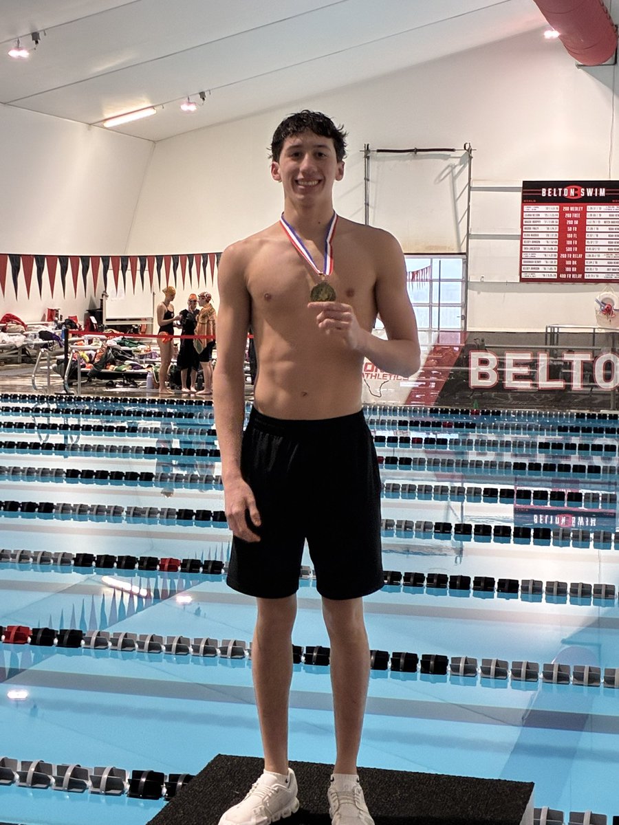 BntDragon's tweet photo. Dragons lapping the competition at the District 13 AAAA Swim Championships
Zayne Williford, Claire Thomas, Jayden Stilley all claimed District Championship @BeltonISDAth @BeltonISD https://t.co/aTxK5SPRQv