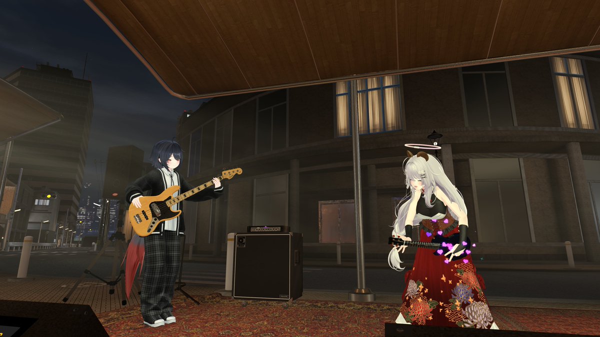 haSbiroco610's tweet image. 1/25　#VRFNS　にて

寝起きで遊びに行ったらハッピーバースデーの歌を演奏していただきました(≧▽≦)
初めて会うのにk_09さん巻き込まれたw
お二人とも素敵なおめでとうをありがとうございます(*๓´╰╯`๓)♡
#まみちかのお庭
k_09さん(@k05487)