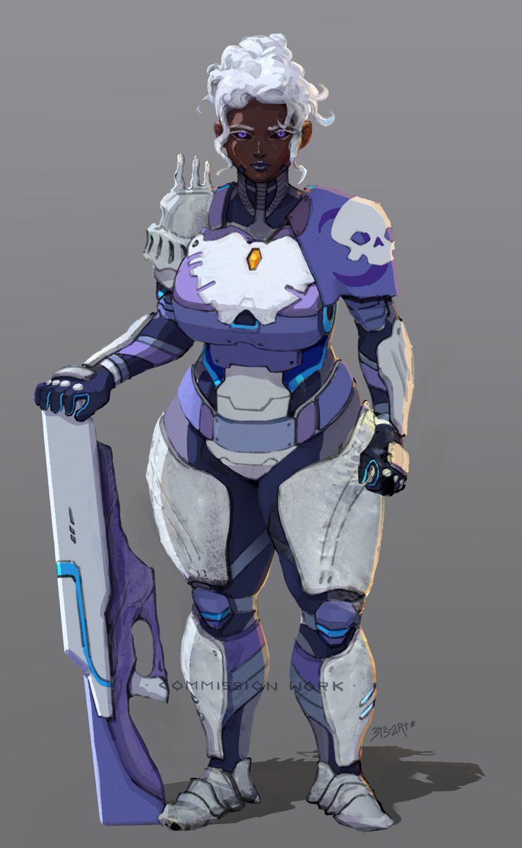 A character commission design I did recently. I'm not super used to the sci-fi concepts but I think this one came out okay:)

#characterdesign #scifi #conceptart #characterconcept #digitalpainting