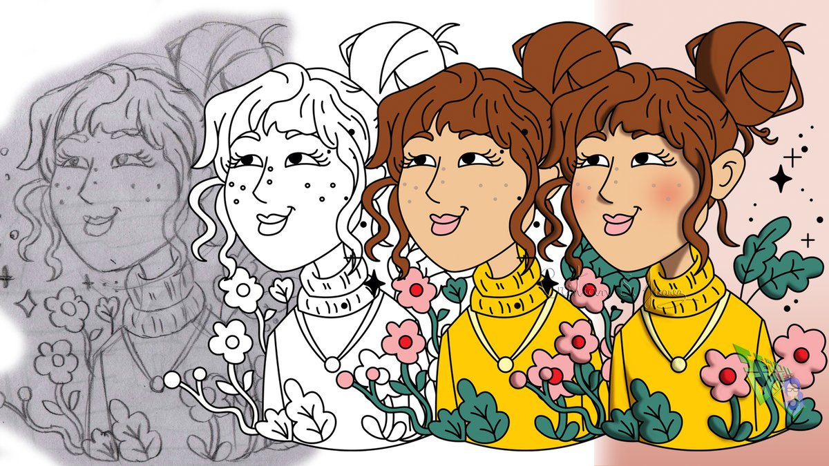 SenoGraf's tweet photo. El challenge de rochewoodworthillustration paso a paso ☺
#roche240k #DrawThisInYourStyle #DrawThisInYourStyleChallenge #Fanart #Cartoon #Caricatura #Sketch #Draw #Ilustracion #DTIYS #DTIYSChallenge #ArtChallenge #Cute #Kawaii #DigitalArt #InstaArt #SeñoGraf #CristianSJuarez https://t.co/uuIFL7dLCO