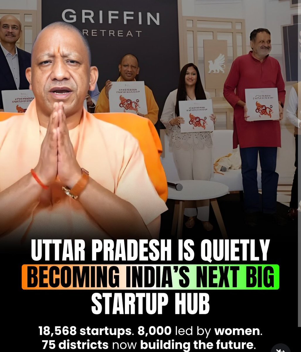 GKPIndex's tweet photo. 📍 गोरखपुर 
Gorakhpur startup boom = 300+ units | ₹3000+ cr investment | 12,000+ jobs.
The city isn’t just growing - it’s building its own future engine. 🚀
#UPStartups #Gorakhpur #PurvanchalRise 

📍Noida, Greater Noida, Lucknow, Kanpur, Gorakhpur - high growth hotspot.

What's your take on THIS NEW START-UP HOTSPOT OF UTTAR PRADESH?