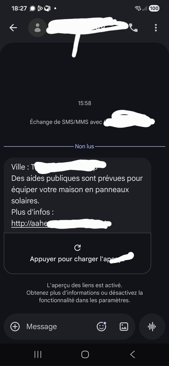 Tiitium's tweet photo. Ptdr après les appels, ils le font par SMS https://t.co/twiXInsFK3