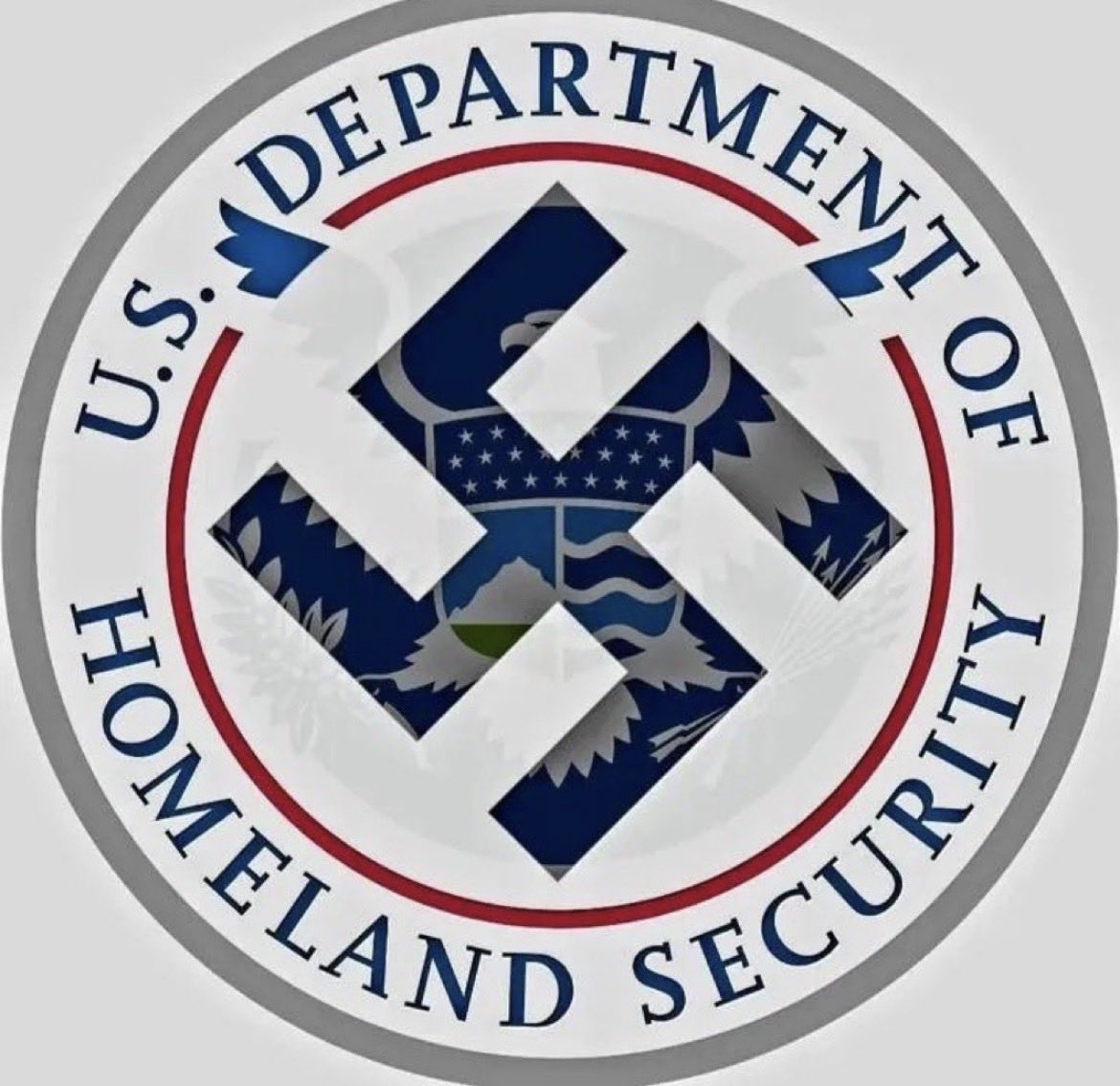 WigWag75's tweet photo. @DHSgov Full blown Nazis… fuck you https://t.co/XcGExfJwUZ