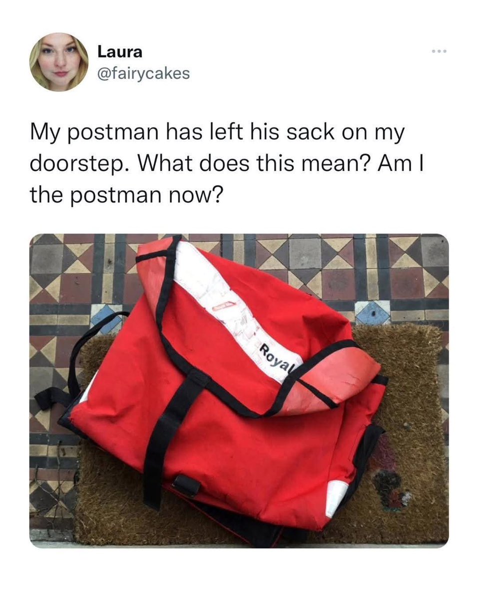 1stclasschat's tweet image. “Left the sack. Claimed the walk.
Welcome to Royal Mail — breaks not guaranteed. 😭📮”