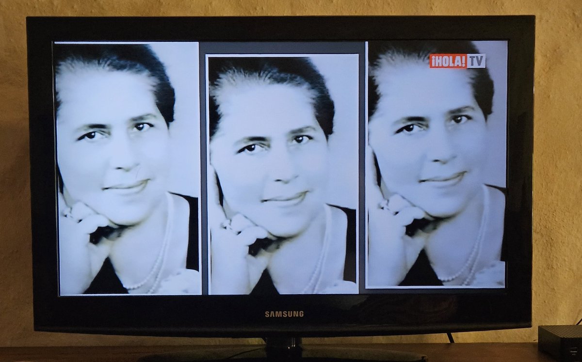 Yo: mira, es la mamá de Lagerfeld.

María: ¿¿La mamá de Hitler??