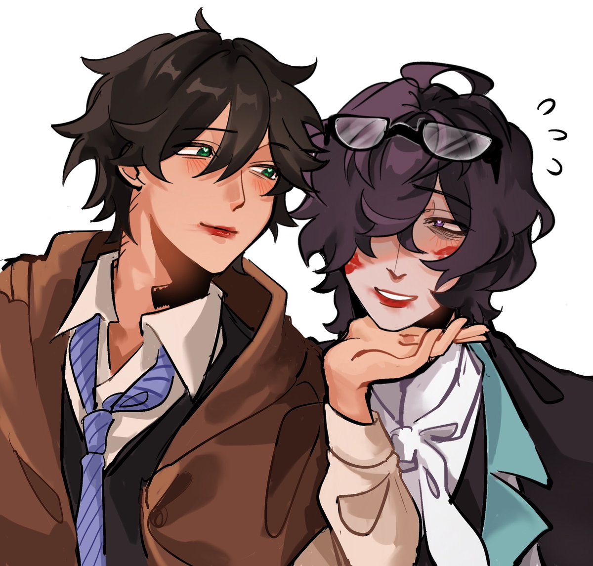 redraws!! I tried to make ranpo look extra-yearny in the first one did it work