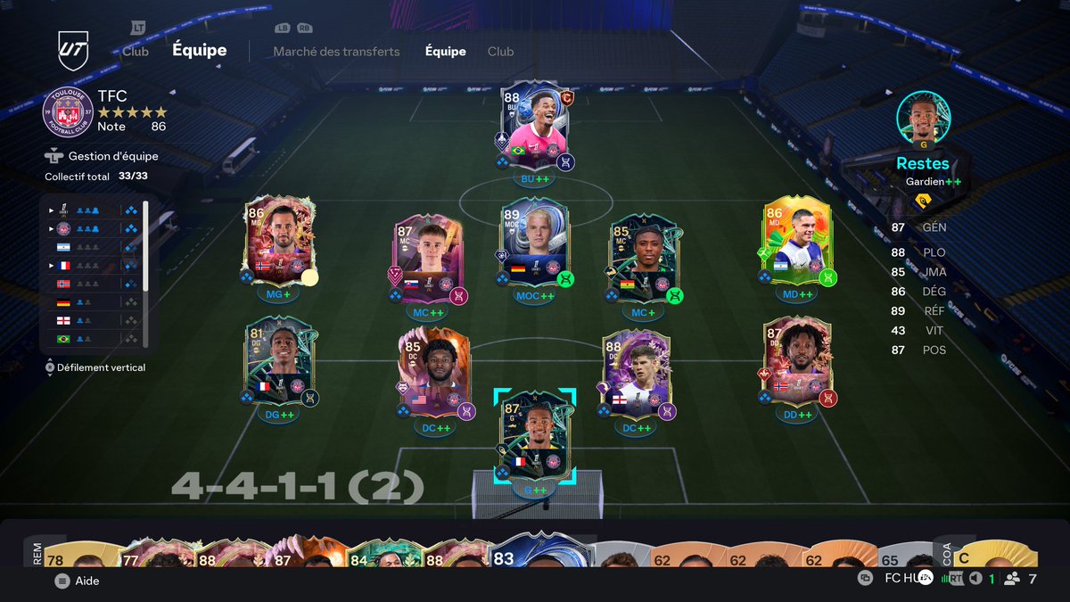 PafaelPatao's tweet photo. Le concept full @ToulouseFC commence à être bien sympathique 🤍💜
Avec les évolutions TOTY il y a un monde où je fais les 11 ou 12 win ce week-end https://t.co/S4fvtMFU5b