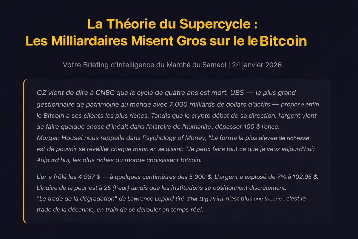 Supercycle ou Crise mondiale à venir ? Vous êtes de quel bord ?