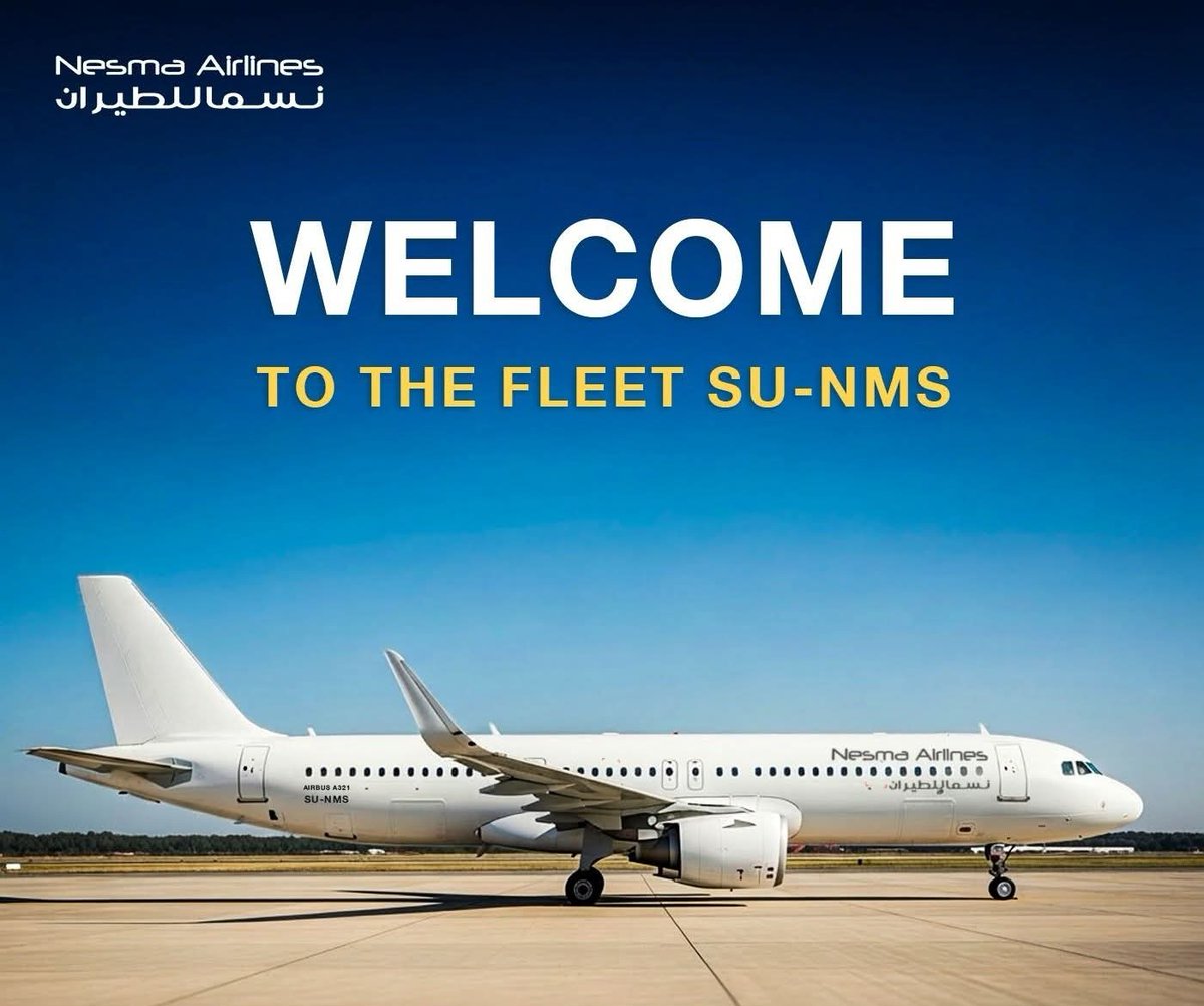 ✈️ Mañana comienza el primer vuelo de la operativa entre Burgos y El Cairo 🇪🇬
Será operada por un A321 de Nesma Airlines, con capacidad para unos 210 pasajeros.
Dado que el avión lleva muy poco tiempo en ésta aerolínea no hay fotos actualizadas, pero es éste: