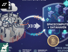 cormac1977's tweet photo. @DataHaven_xyz @SpaceComputerIO Just teamed up with DataHaven! Imagine secure data storage that's always accessible, thanks to satellites. This partnership could revolutionize how we think about digital security in space. Say goodbye to local threats! 🌌💾 https://t.co/I1GJTz1yur