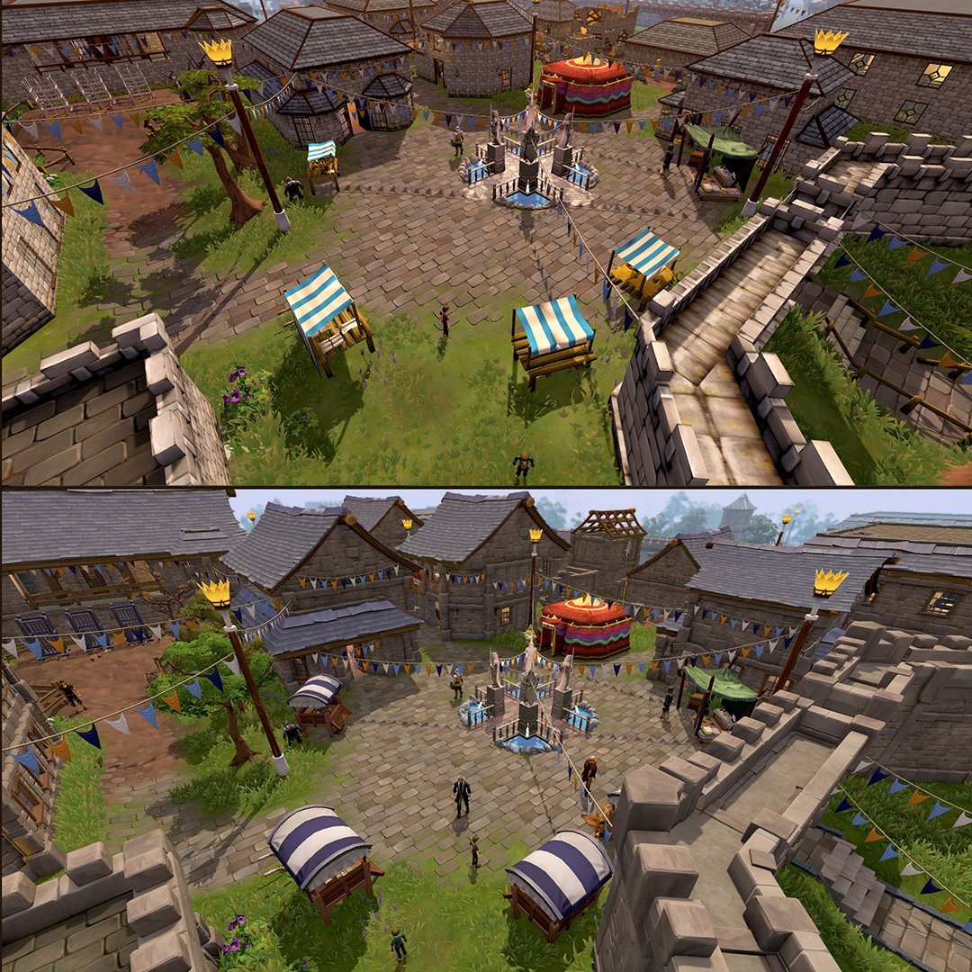 RuneScape's tweet image. 👁️-conic locations, fresh coat of paint