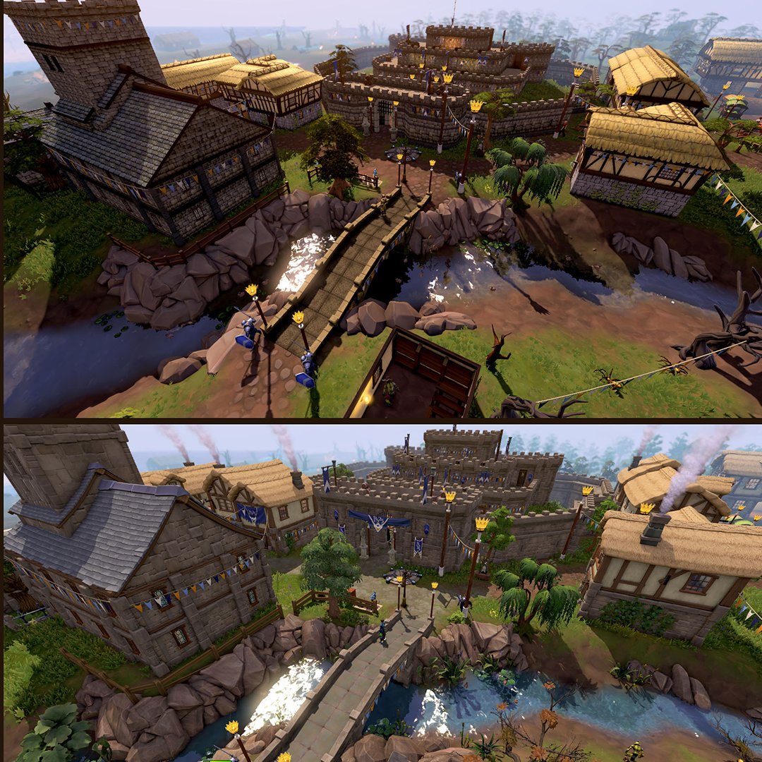 RuneScape's tweet image. 👁️-conic locations, fresh coat of paint