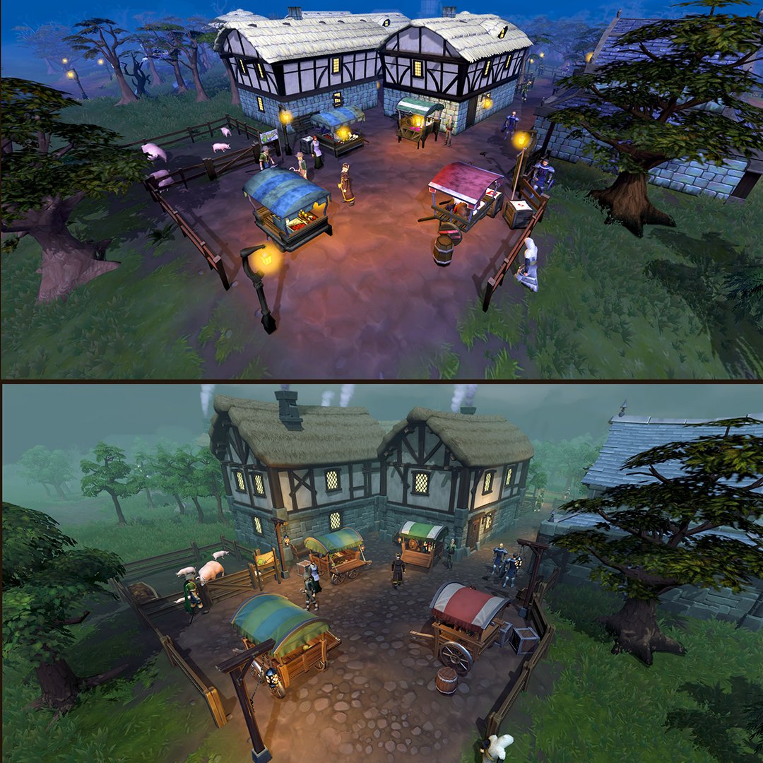 RuneScape's tweet image. 👁️-conic locations, fresh coat of paint