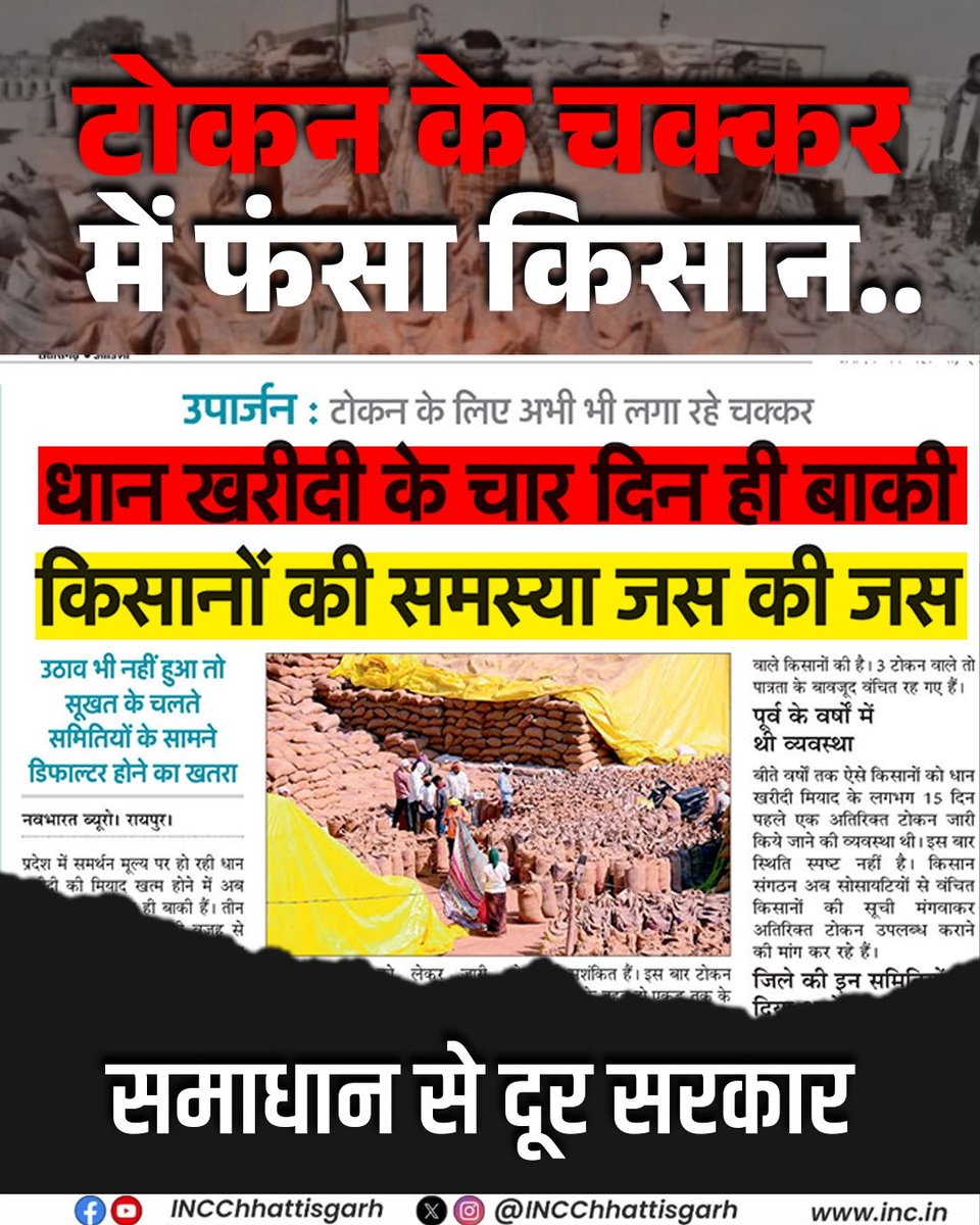 किसान विरोधी भाजपा सरकार...!!