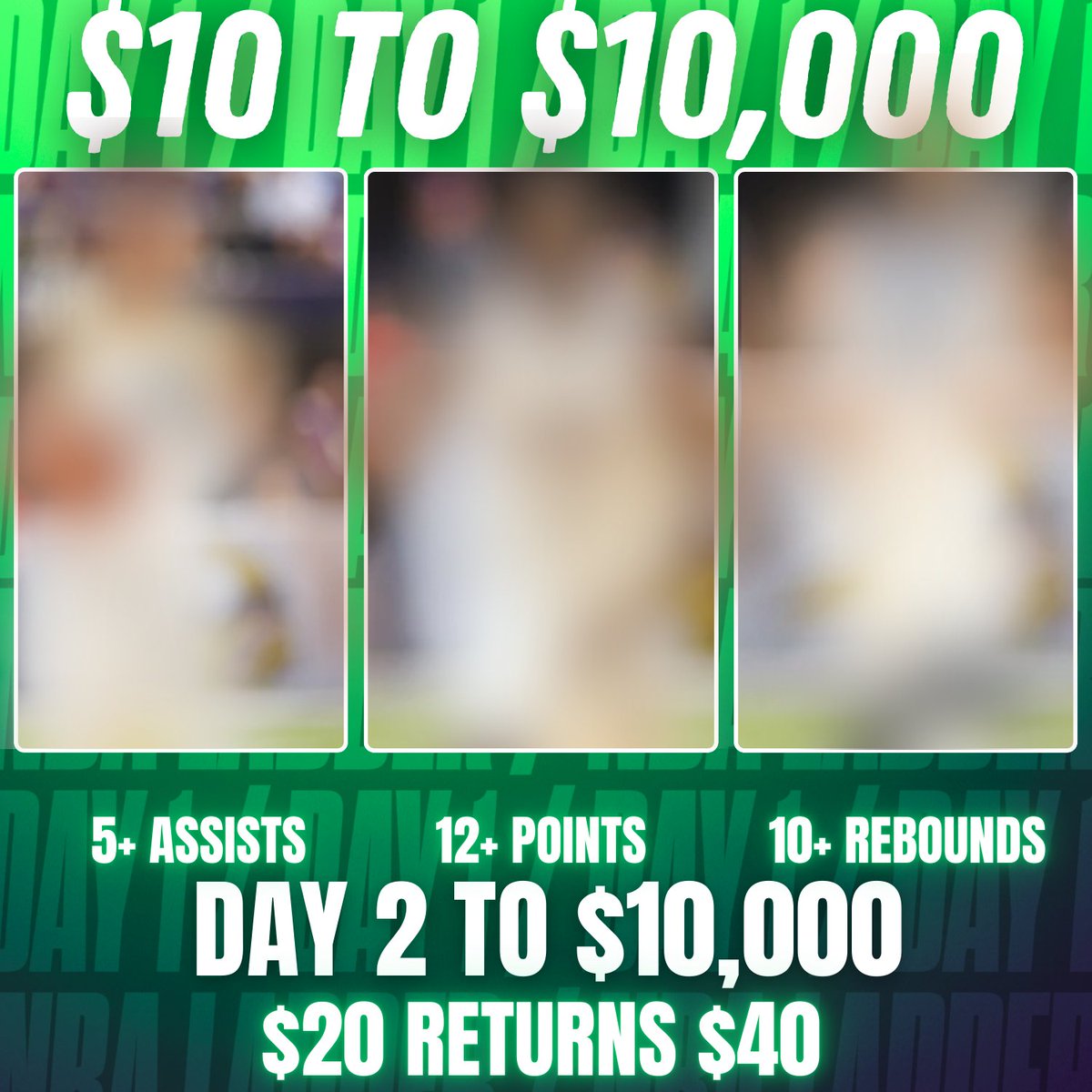 10to10k_'s tweet image. 🚀 Day 2 Of The Ladder Challenge Is HERE

🎯 My System Has Found A -106 Parlay &amp;amp; The 3 Props Have Hit The Last 28/30 Games (93%)

❤️ LIKE + REPOST &amp;amp; I will send it to you before game-time!