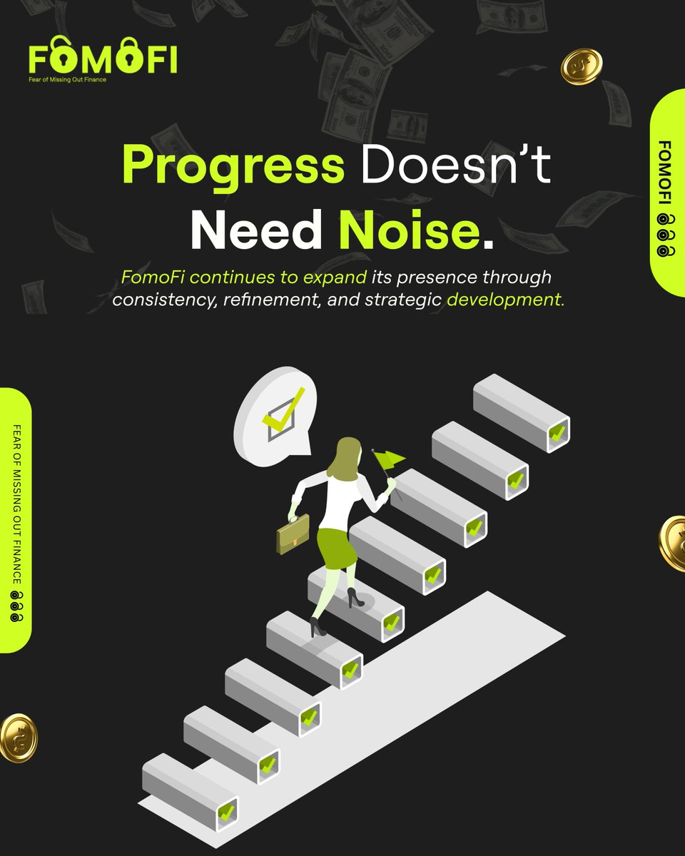 _FomoFi's tweet photo. Real growth happens when the focus stays on building, not broadcasting.
Step by step, we’re strengthening the foundation and shaping what’s next.
🚀 Be part of the journey.
🔗 Visit: https://t.co/nkouJUNP6e

#FomoFi #BuildingInSilence #SmartGrowth #DigitalFinance #FutureFocused https://t.co/ixg9Xczwbl