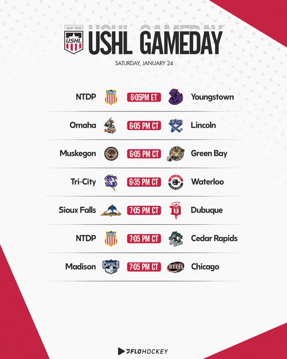 USHL's tweet image. Up to snow good? Join us tonight!

📺: @FloHockey